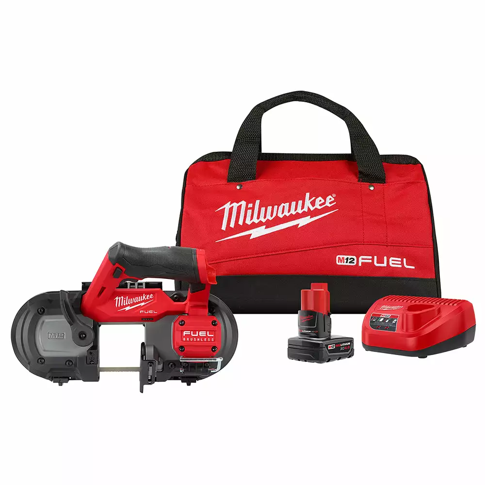 Tools & Equipment Milwaukee 2529-21XC M12 FUEL 12V Cordless Li-Ion Brushless Compact Band Saw Kit 3 Tools & Equipment Milwaukee 2529-21XC M12 FUEL 12V Cordless Li-Ion Brushless Compact Band Saw Kit