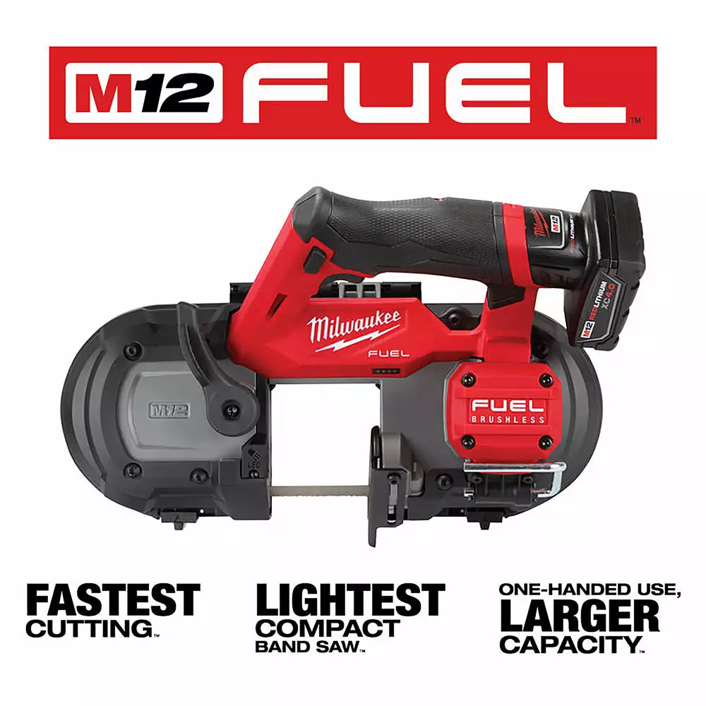 Tools & Equipment Milwaukee 2529-21XC M12 FUEL 12V Cordless Li-Ion Brushless Compact Band Saw Kit 5 Tools & Equipment Milwaukee 2529-21XC M12 FUEL 12V Cordless Li-Ion Brushless Compact Band Saw Kit