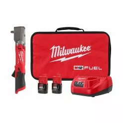 Tools & Equipment Milwaukee 2564-22 M12 FUEL 12V 3/8" Cordless Right Angle Impact Wrench Kit