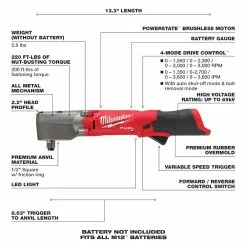 Milwaukee 2565-20 M12 FUEL 12V 1/2