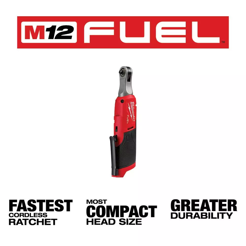 Tools & Equipment Milwaukee 2566-20 M12 FUEL 12V 1/4" Brushless High Speed Ratchet - Bare Tool 4 Tools & Equipment Milwaukee 2566-20 M12 FUEL 12V 1/4" Brushless High Speed Ratchet - Bare Tool