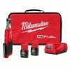 Milwaukee 2566-22 M12 FUEL 12V 1/4" Brushless Li-Ion High Speed Ratchet Kit Tools & Equipment 2 Milwaukee 2566-22 M12 FUEL 12V 1/4" Brushless Li-Ion High Speed Ratchet Kit Tools & Equipment
