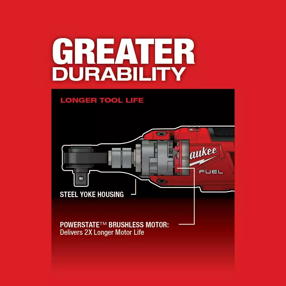 Tools & Equipment Milwaukee 2567-22 M12 FUEL 12V 3/8" Brushless Li-Ion High Speed Ratchet Kit 10 Tools & Equipment Milwaukee 2567-22 M12 FUEL 12V 3/8" Brushless Li-Ion High Speed Ratchet Kit