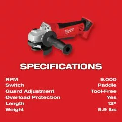 Milwaukee 2680-20 M18 18V 4-1/2