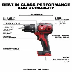 Milwaukee 2691-22 M18 18V Cordless Power Lithium-Ion 2-Tool Combo Kit
