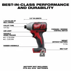Tools & Equipment Milwaukee 2695-24 M18 18V Cordless Power Lithium-Ion 4-Tool Combo Kit 16 Tools & Equipment Milwaukee 2695-24 M18 18V Cordless Power Lithium-Ion 4-Tool Combo Kit