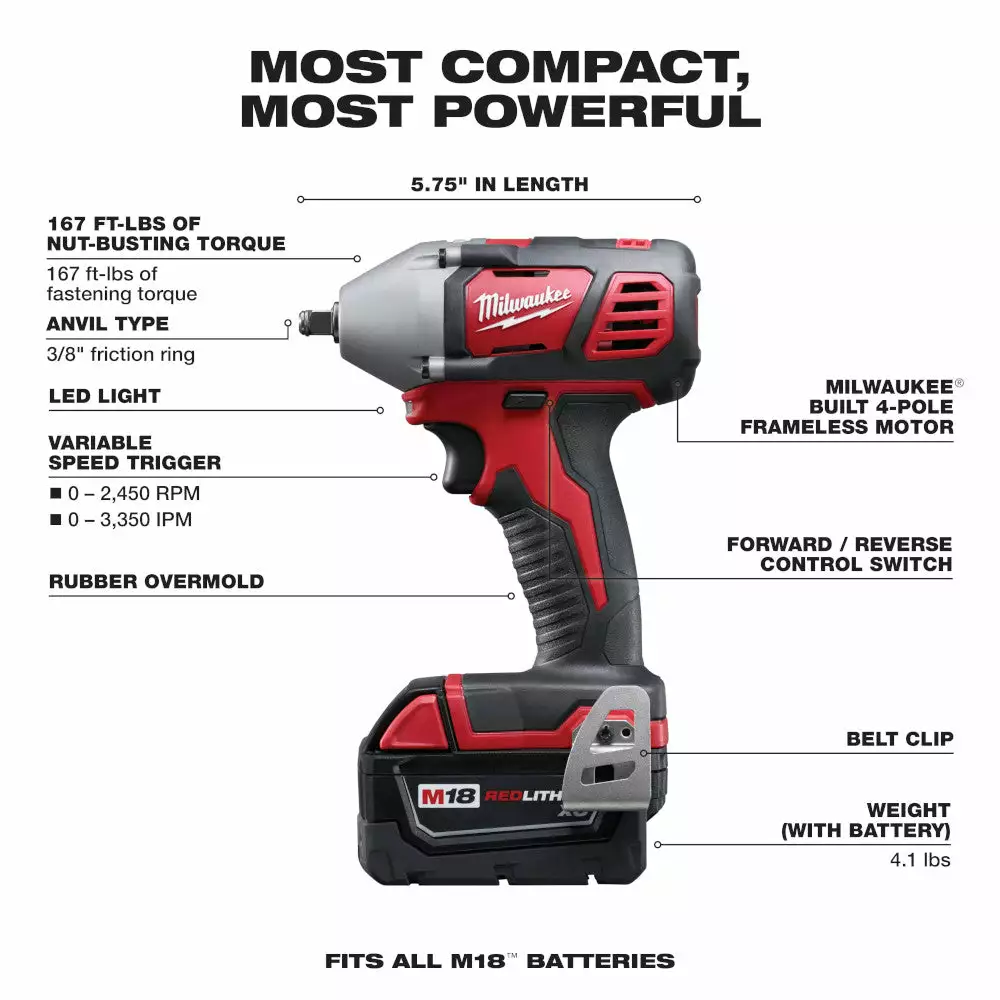 Tools & Equipment Milwaukee 2696-23 M18 18V Cordless Power Lithium-Ion 3-Tool Combo Kit 6 Tools & Equipment Milwaukee 2696-23 M18 18V Cordless Power Lithium-Ion 3-Tool Combo Kit