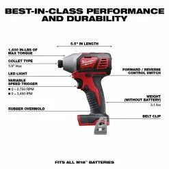 Tools & Equipment Milwaukee 2696-24 M18 18V Cordless Power Lithium-Ion 4-Tool Combo Kit