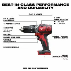 Milwaukee 2696-26 M18 18V Cordless Power Lithium-Ion 6-Tool Combo Kit