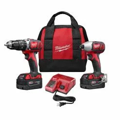 Milwaukee 2697-22 M18 18V Cordless Power Lithium-Ion 2-Tool Combo Kit
