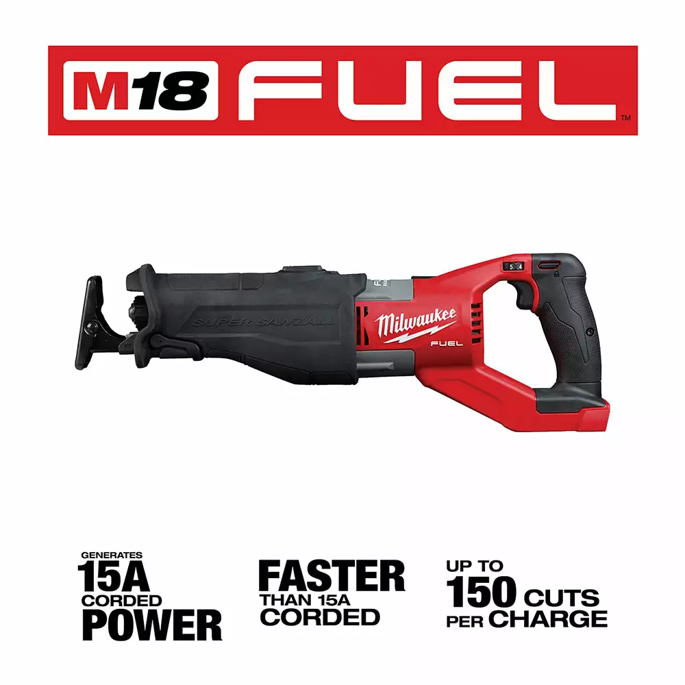 Milwaukee 2722-20 M18 FUEL 18V 1-1/4-Inch Reciprocating Saw - Bare Tool Tools & Equipment 4 Milwaukee 2722-20 M18 FUEL 18V 1-1/4-Inch Reciprocating Saw - Bare Tool Tools & Equipment