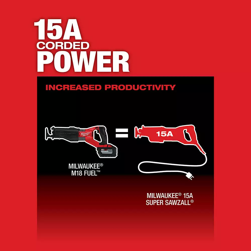 Milwaukee 2722-20 M18 FUEL 18V 1-1/4-Inch Reciprocating Saw - Bare Tool Tools & Equipment 5 Milwaukee 2722-20 M18 FUEL 18V 1-1/4-Inch Reciprocating Saw - Bare Tool Tools & Equipment
