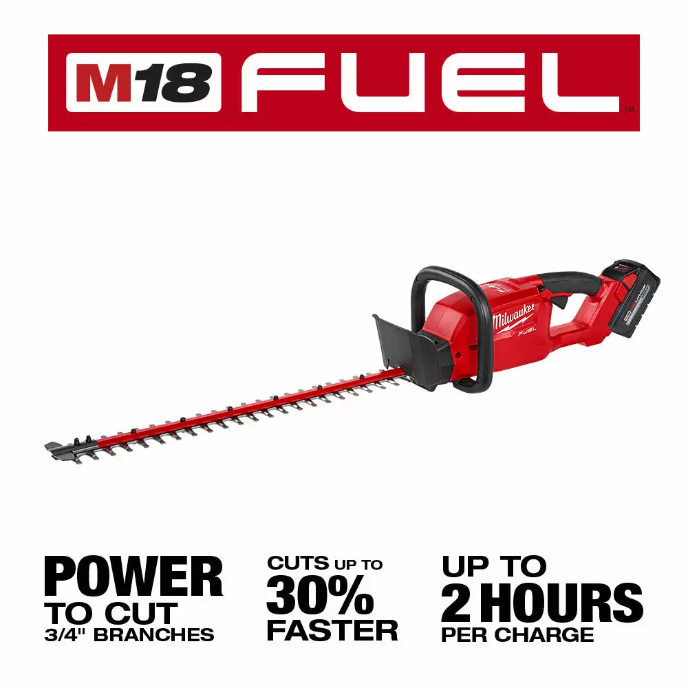 Milwaukee 2726-21HD M18 FUEL 18V 24-Inch Ergonomic Hedge Trimmer Kit Lawn & Outdoor Power 4 Milwaukee 2726-21HD M18 FUEL 18V 24-Inch Ergonomic Hedge Trimmer Kit Lawn & Outdoor Power