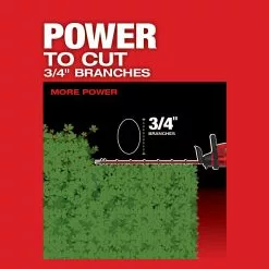 Milwaukee 2726-21HD M18 FUEL 18V 24-Inch Ergonomic Hedge Trimmer Kit Lawn & Outdoor Power 19 Milwaukee 2726-21HD M18 FUEL 18V 24-Inch Ergonomic Hedge Trimmer Kit Lawn & Outdoor Power