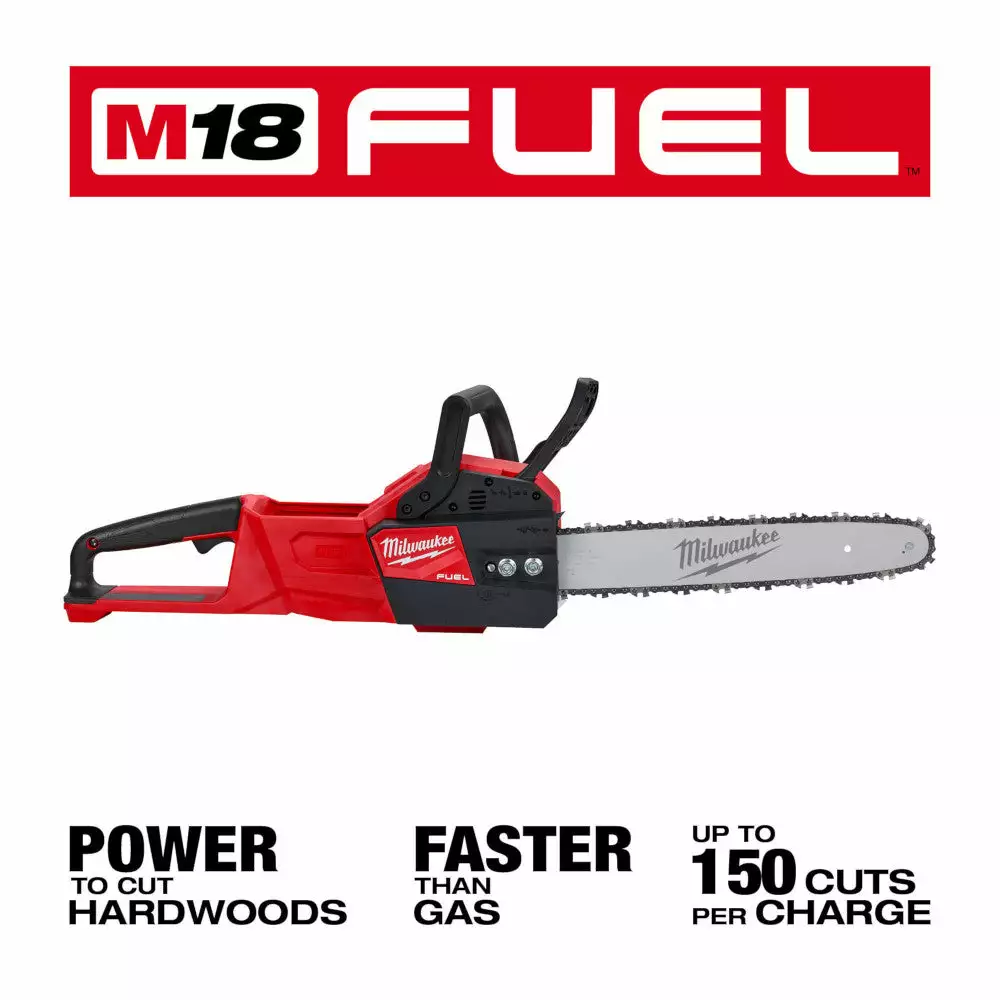 Milwaukee 2727-20C M18 FUEL 14" Ergonomic Cordless Chainsaw - Bare Tool Lawn & Outdoor Power 4 Milwaukee 2727-20C M18 FUEL 14" Ergonomic Cordless Chainsaw - Bare Tool Lawn & Outdoor Power