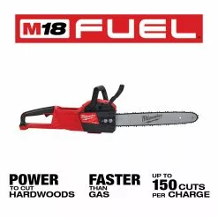 Milwaukee 2727-20 M18 FUEL 18V 16-Inch Cordless Chainsaw - Bare Tool
