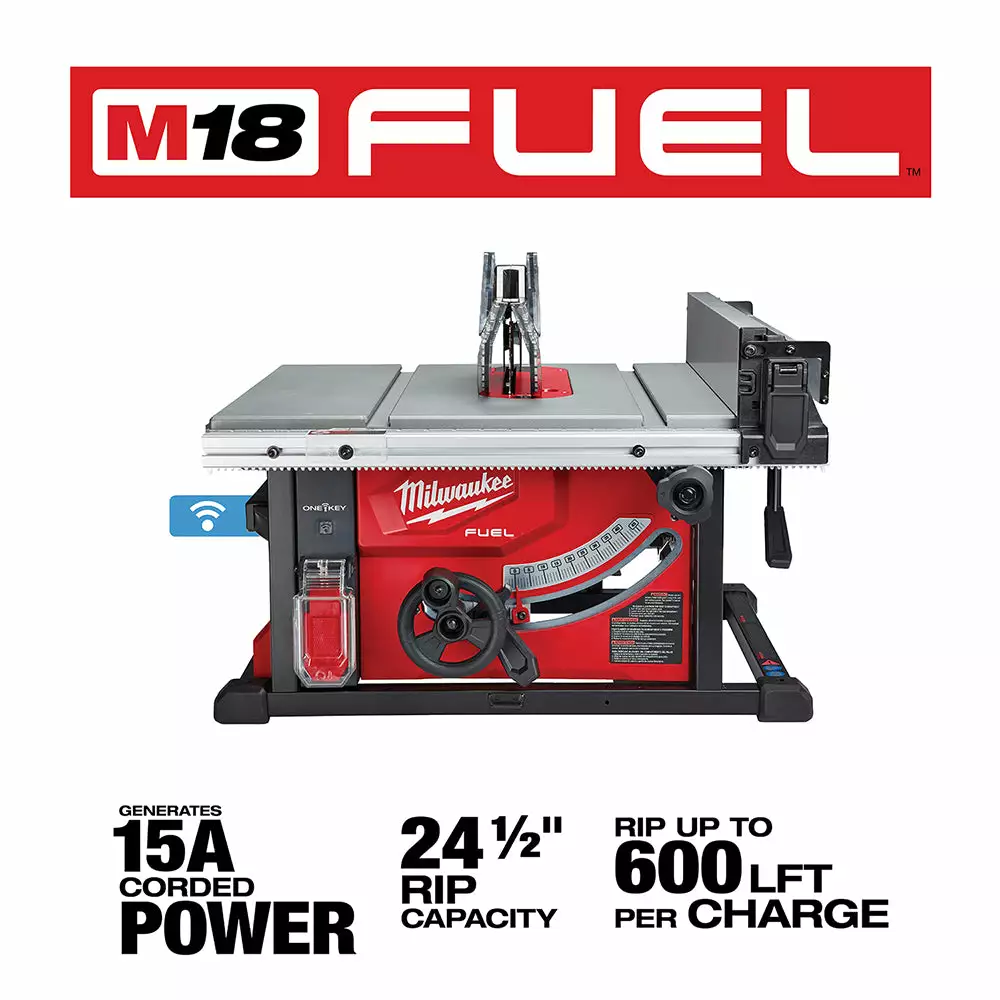 Milwaukee 2736-20 M18 FUEL 18V 8-1/4-Inch One-Key Cordless Table Saw - Bare Tool Tools & Equipment 5 Milwaukee 2736-20 M18 FUEL 18V 8-1/4-Inch One-Key Cordless Table Saw - Bare Tool Tools & Equipment