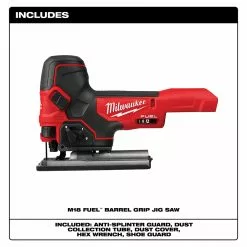 Milwaukee 2737B-20 M18 FUEL 18V Cordless Barrel Grip Jig Saw - Bare Tool Tools & Equipment