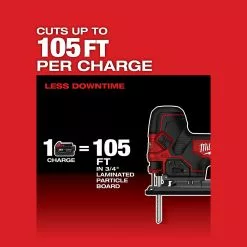 Milwaukee 2737B-20 M18 FUEL 18V Cordless Barrel Grip Jig Saw - Bare Tool Tools & Equipment 20 Milwaukee 2737B-20 M18 FUEL 18V Cordless Barrel Grip Jig Saw - Bare Tool Tools & Equipment