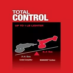 Milwaukee 2738-20 M18 18V FUEL 7” Cordless Lithium-Ion Polisher - Bare Tool Automotive