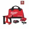 Milwaukee 2749-21CT M18 FUEL 18V 18-Gauge 1/4" Narrow Crown Stapler Kit Tools & Equipment