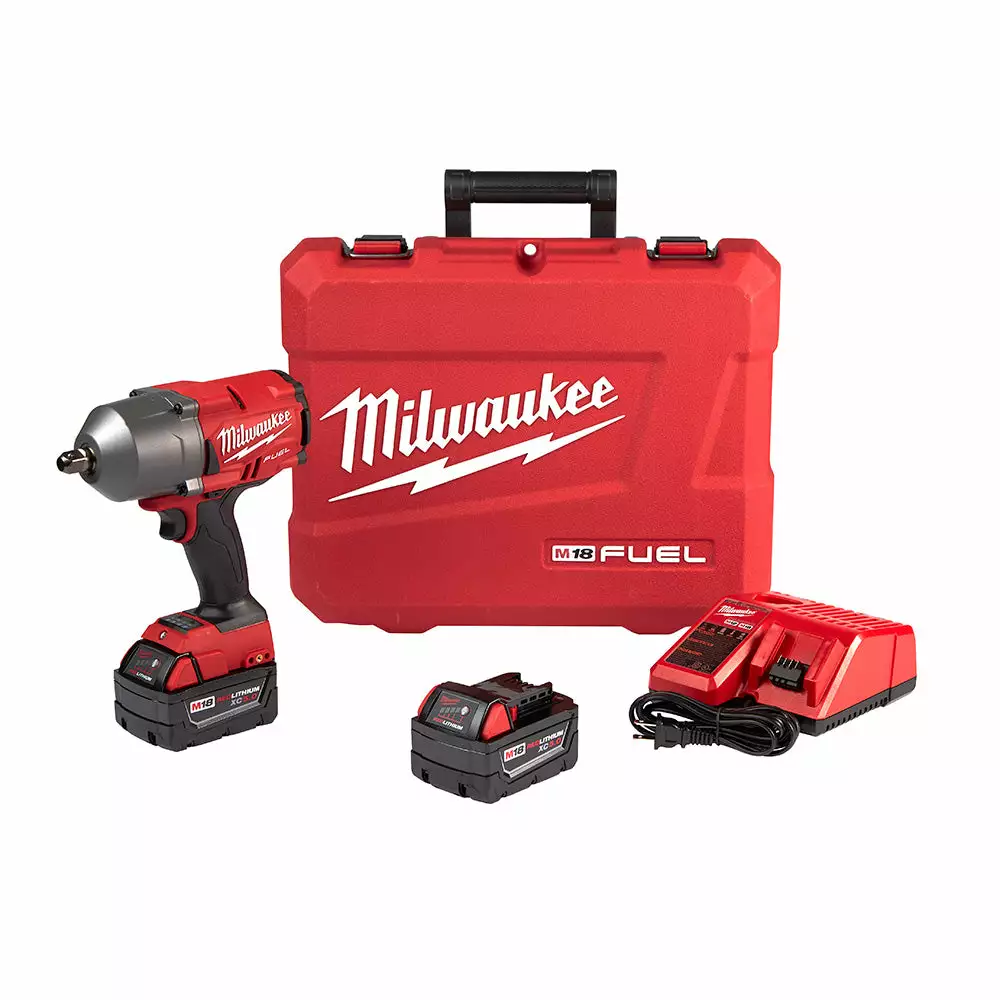 Tools & Equipment Milwaukee 2766-22 M18 FUEL 18V 1/2-Inch High Torque Detent Pin Impact Wrench Kit 3 Tools & Equipment Milwaukee 2766-22 M18 FUEL 18V 1/2-Inch High Torque Detent Pin Impact Wrench Kit