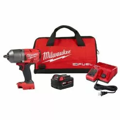 Tools & Equipment Milwaukee 2767-21B M18 FUEL 18V 1/2" High Torque Impact Wrench Kit W/ Bag