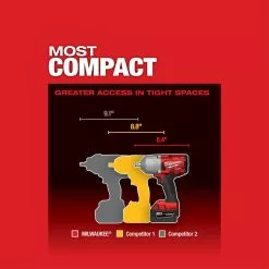 Tools & Equipment Milwaukee 2767-22 M18 FUEL 18V 1/2-Inch Friction Ring Impact Wrench Kit 19 Tools & Equipment Milwaukee 2767-22 M18 FUEL 18V 1/2-Inch Friction Ring Impact Wrench Kit