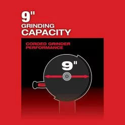 Milwaukee 2785-22HD M18 FUEL 18V 7/9-Inch Large Angle Grinder Kit Tools & Equipment