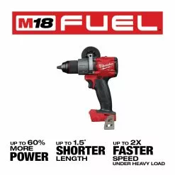Milwaukee 2803-20 M18 FUEL 18V 1/2" Cordless Brushless Drill Driver - Bare Tool Tools & Equipment