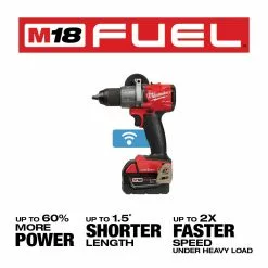 Tools & Equipment Milwaukee 2805-22 M18 FUEL 18V 1/2-Inch Cordless Drill/Driver Kit 17 Tools & Equipment Milwaukee 2805-22 M18 FUEL 18V 1/2-Inch Cordless Drill/Driver Kit