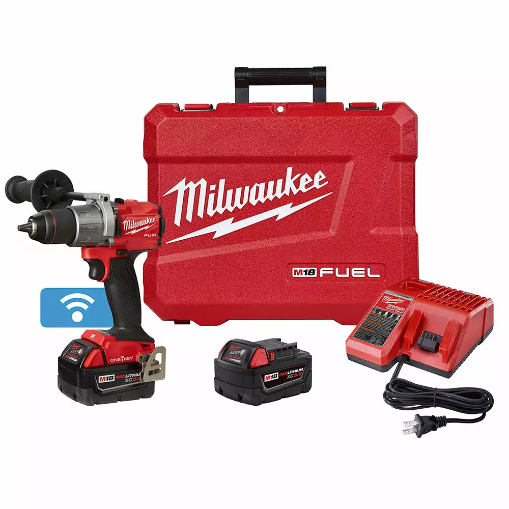 Tools & Equipment Milwaukee 2806-22 M18 FUEL 18V 1/2-Inch Cordless Hammer Drill Kit 3 Tools & Equipment Milwaukee 2806-22 M18 FUEL 18V 1/2-Inch Cordless Hammer Drill Kit