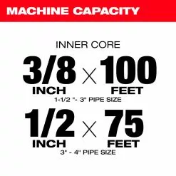 Tools & Equipment Milwaukee 2817A-21 M18 Li-Ion Cordless Drum Machine W/ 3/8" Cable 24 Tools & Equipment Milwaukee 2817A-21 M18 Li-Ion Cordless Drum Machine W/ 3/8