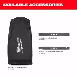 Milwaukee 2823-22HD M18 FUEL 21" Self-Propelled Cordless Lawnmower Mower Kit Lawn & Outdoor Power 25 Milwaukee 2823-22HD M18 FUEL 21