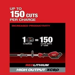 Lawn & Outdoor Power Milwaukee 2825-21PS M18 FUEL 18V 10-Inch QUIK-LOK Cordless Pole Saw Kit