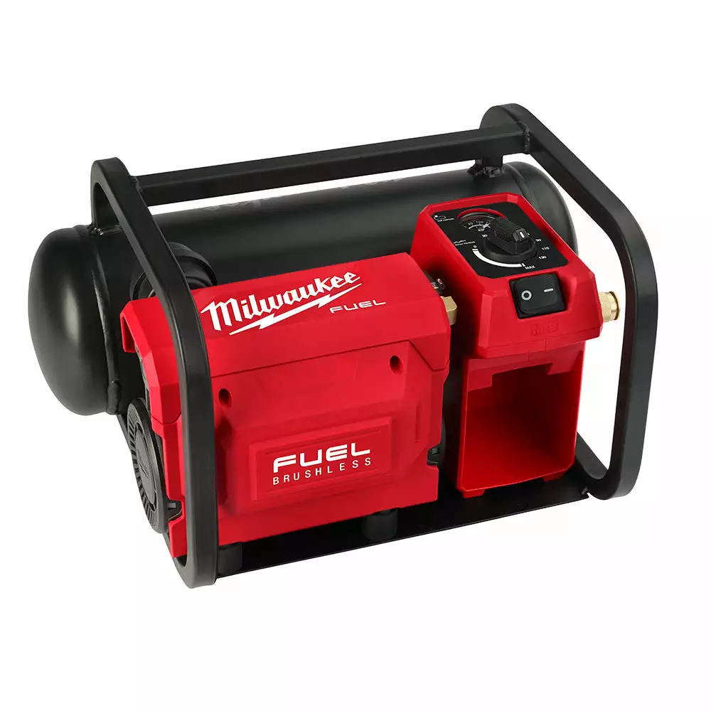 Milwaukee 2840-20 M18 FUEL 18V 2 Gallon Quiet Air Compressor - Bare Tool 3 Milwaukee 2840-20 M18 FUEL 18V 2 Gallon Quiet Air Compressor - Bare Tool