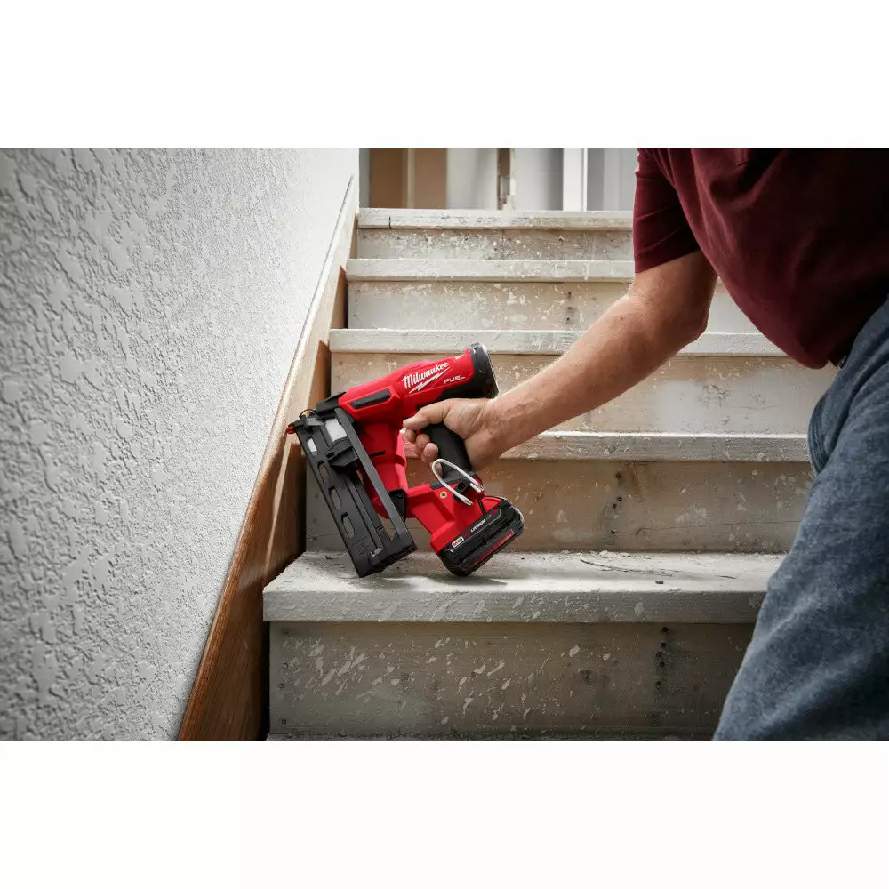 Tools & Equipment Milwaukee 2841-20 M18 FUEL Ergonomic 16 Gauge Angled Finish Nailer - Bare Tool 12 Tools & Equipment Milwaukee 2841-20 M18 FUEL Ergonomic 16 Gauge Angled Finish Nailer - Bare Tool