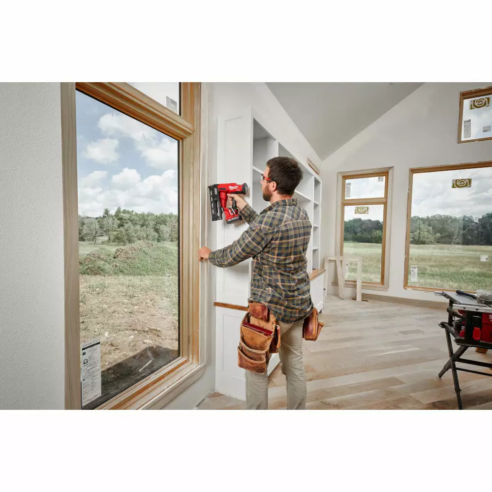 Tools & Equipment Milwaukee 2841-20 M18 FUEL Ergonomic 16 Gauge Angled Finish Nailer - Bare Tool 11 Tools & Equipment Milwaukee 2841-20 M18 FUEL Ergonomic 16 Gauge Angled Finish Nailer - Bare Tool
