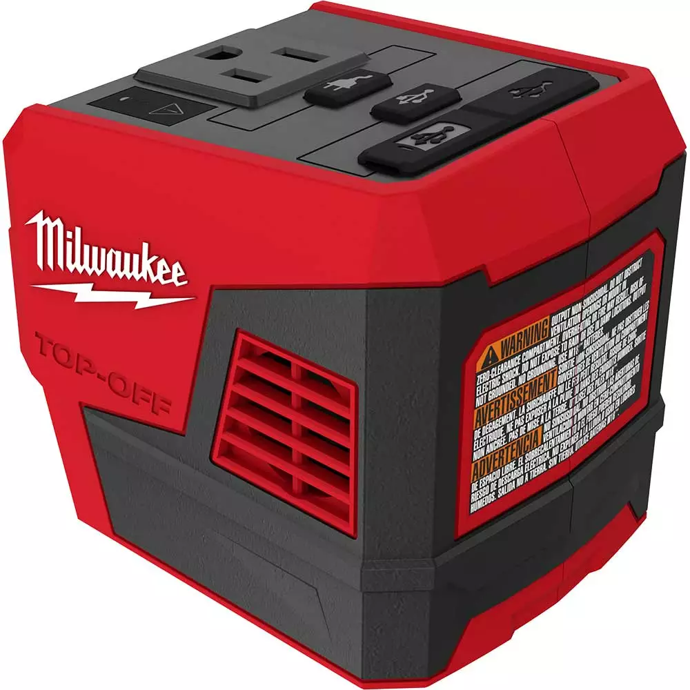 Milwaukee 2846-20 M18 18V 175W TOP-OFF Li-Ion Compact Inverter Power Supply Tools & Equipment 3 Milwaukee 2846-20 M18 18V 175W TOP-OFF Li-Ion Compact Inverter Power Supply Tools & Equipment