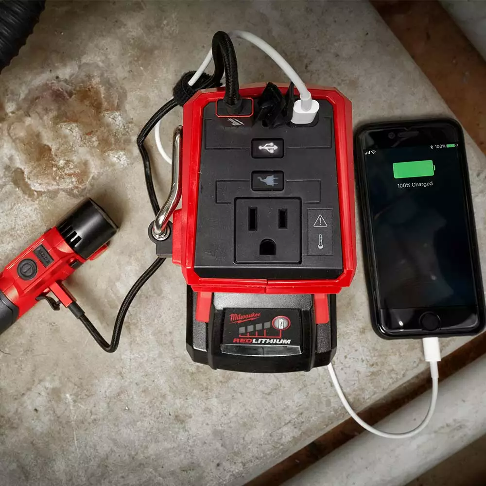 Milwaukee 2846-20 M18 18V 175W TOP-OFF Li-Ion Compact Inverter Power Supply Tools & Equipment 7 Milwaukee 2846-20 M18 18V 175W TOP-OFF Li-Ion Compact Inverter Power Supply Tools & Equipment