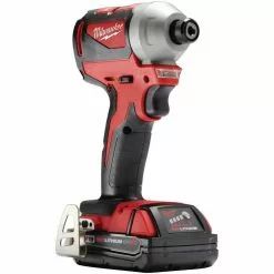 Milwaukee 2850-21P M18 18V Brushless Cordless 1/4 Inch Hex Impact Driver Kit Tools & Equipment