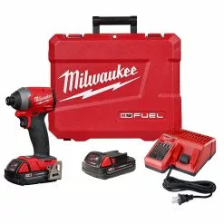 Milwaukee 2853-22CT M18 FUEL 18V 1/4-Inch HEX Cordless Impact Driver Kit