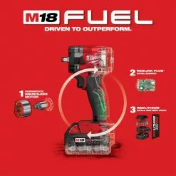 Tools & Equipment Milwaukee 2854-22 M18 FUEL 18V 3/8