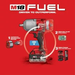 Milwaukee 2863-22 M18 FUEL 18V 1/2
