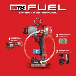 Tools & Equipment Milwaukee 2865-22 M18 FUEL 18 Volt 7/16 Inch Hex Utility Impact Wrench Kit 20 Tools & Equipment Milwaukee 2865-22 M18 FUEL 18 Volt 7/16 Inch Hex Utility Impact Wrench Kit