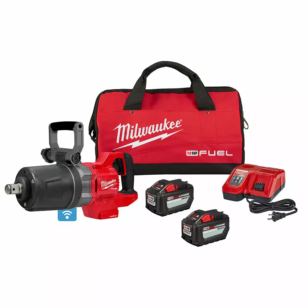 Milwaukee 2868-22HD M18 FUEL 18V 1" D-Handle High Torque Impact Wrench Kit Tools & Equipment 3 Milwaukee 2868-22HD M18 FUEL 18V 1" D-Handle High Torque Impact Wrench Kit Tools & Equipment