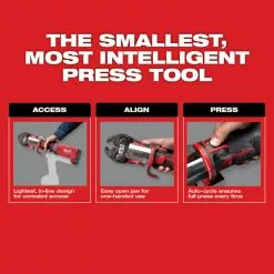 Milwaukee 2922-20 M18 18V FORCE LOGIC Cordless Li-Ion Press Tool Kit W/ ONE-KEY