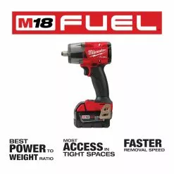 Tools & Equipment Milwaukee 2962-22 M18 FUEL 18V 1/2