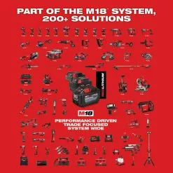 Tools & Equipment Milwaukee 2962P-22 M18 FUEL 18V 1/2" Cordless Li-Ion Mid Impact Wrench Kit 22 Tools & Equipment Milwaukee 2962P-22 M18 FUEL 18V 1/2