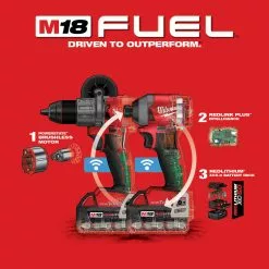 Tools & Equipment Milwaukee 2996-22 M18 FUEL 18V Hammer Drill And Impact Driver Combo Kit
